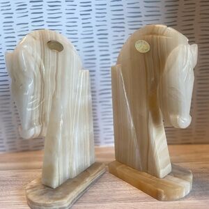VTG Horse Head Bookends